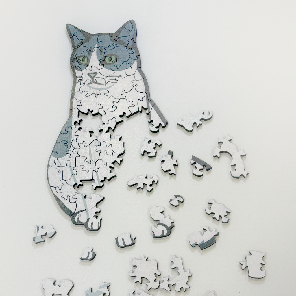 Custom Wooden Puzzle of Your Pet