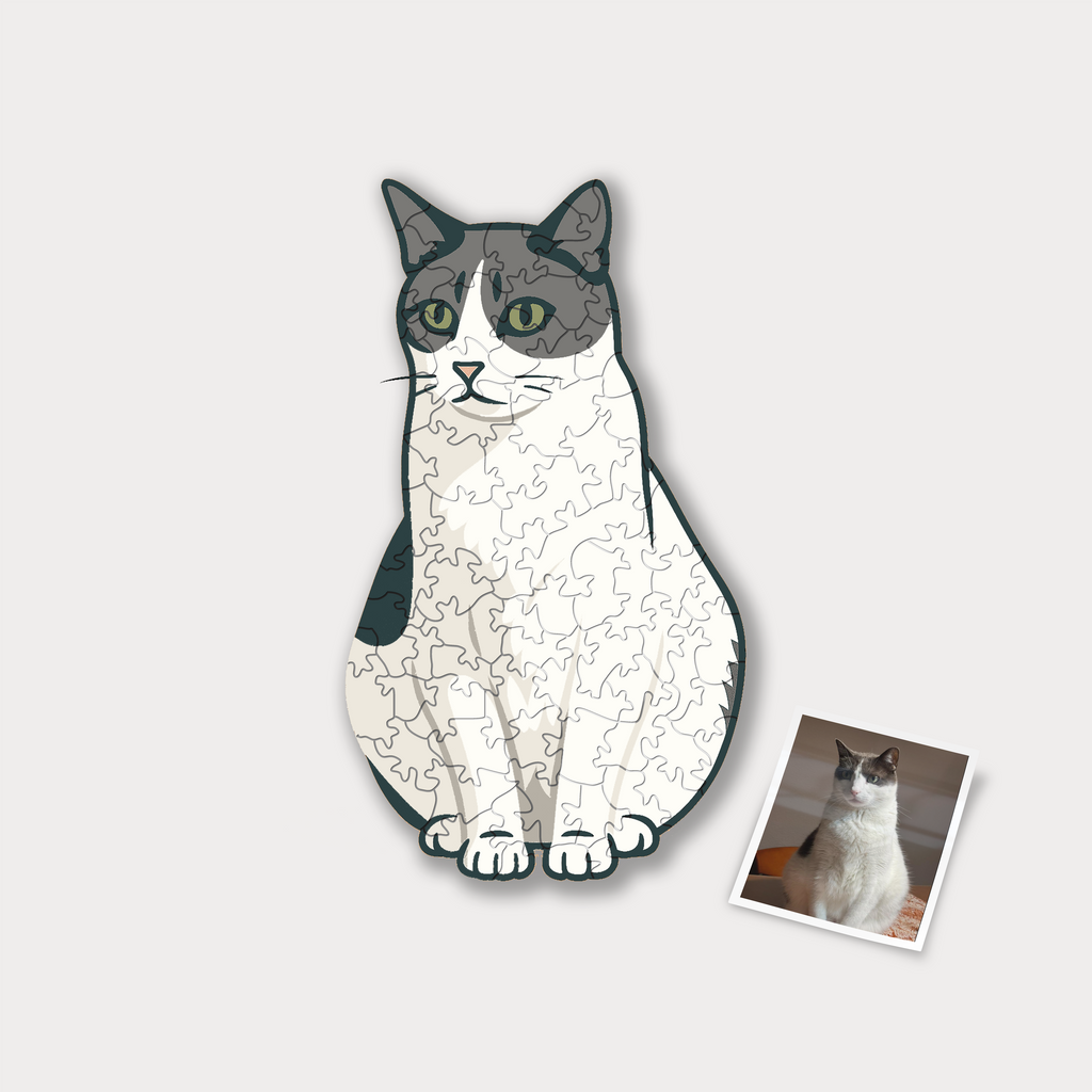 Custom Wooden Puzzle of Your Pet